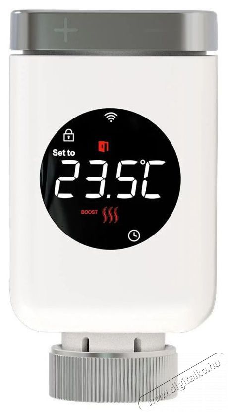MOES WTRV-801 Smart Radiator Valve, Zigbee, White H&aacute;ztart&aacute;s / Otthon / K&uuml;lt&eacute;r - Okos otthon - Termoszt&aacute;t - 519566