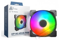 Montech HP140 ARGB PWM Black Iroda és számítástechnika - Számítógép tartozék - Ventilátor - 512102