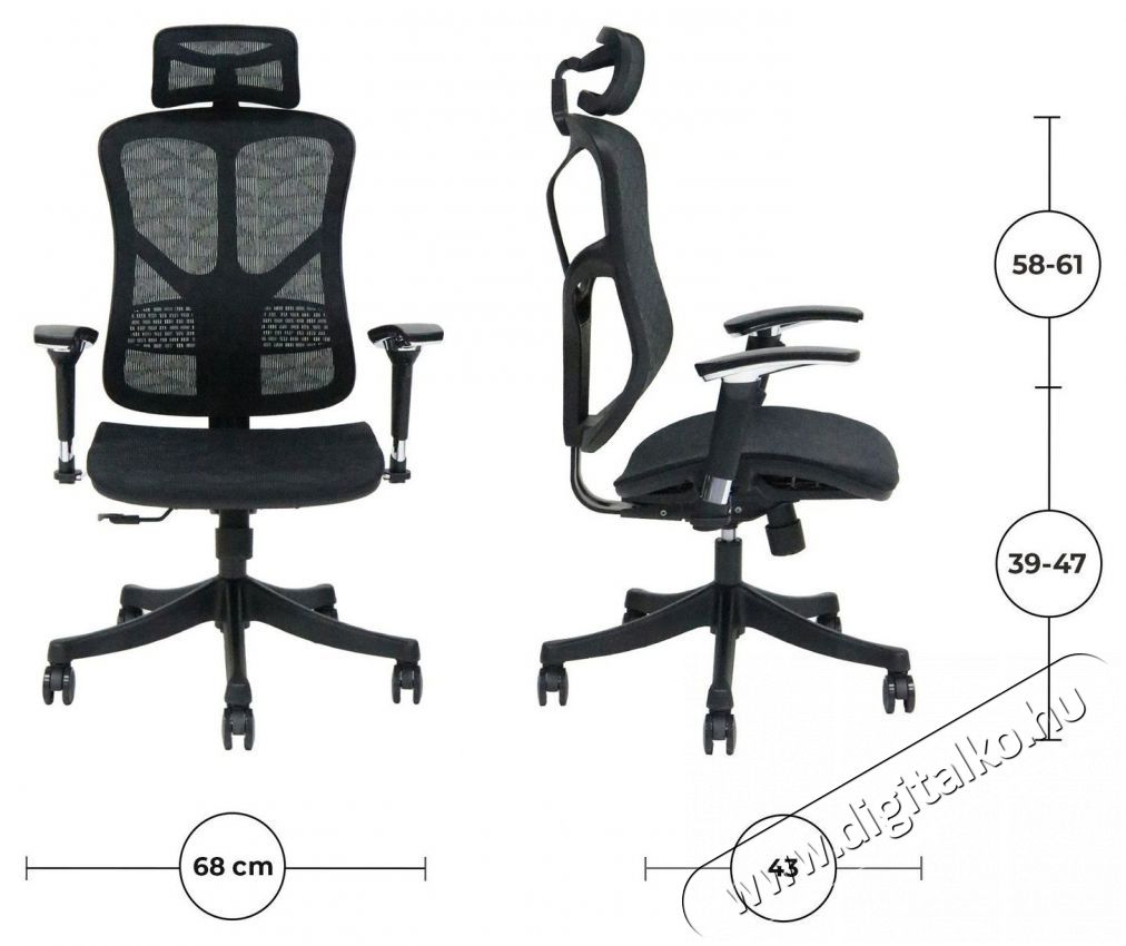 MOSH AIRFLOW-521 fekete Iroda &eacute;s sz&aacute;m&iacute;t&aacute;stechnika - Egy&eacute;b sz&aacute;m&iacute;t&aacute;stechnikai term&eacute;k - 518392