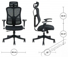 MOSH AIRFLOW-521 fekete Iroda &eacute;s sz&aacute;m&iacute;t&aacute;stechnika - Egy&eacute;b sz&aacute;m&iacute;t&aacute;stechnikai term&eacute;k - 518392