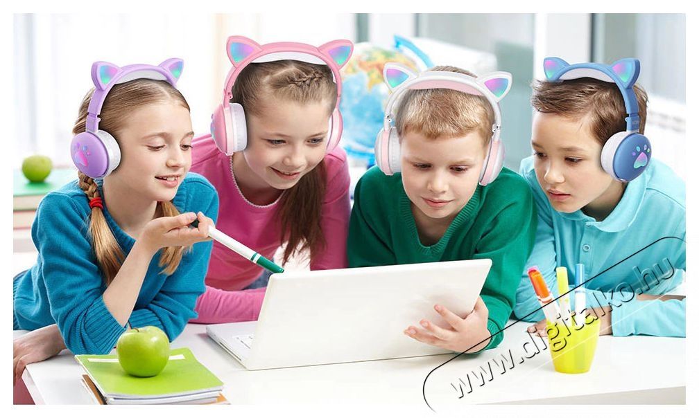 MOZOS KID-DOG-BT-BLUE Audio-Video / Hifi / Multim&eacute;dia - F&uuml;l &eacute;s Fejhallgat&oacute;k - Fejhallgat&oacute; mikrofonnal / headset - 518920