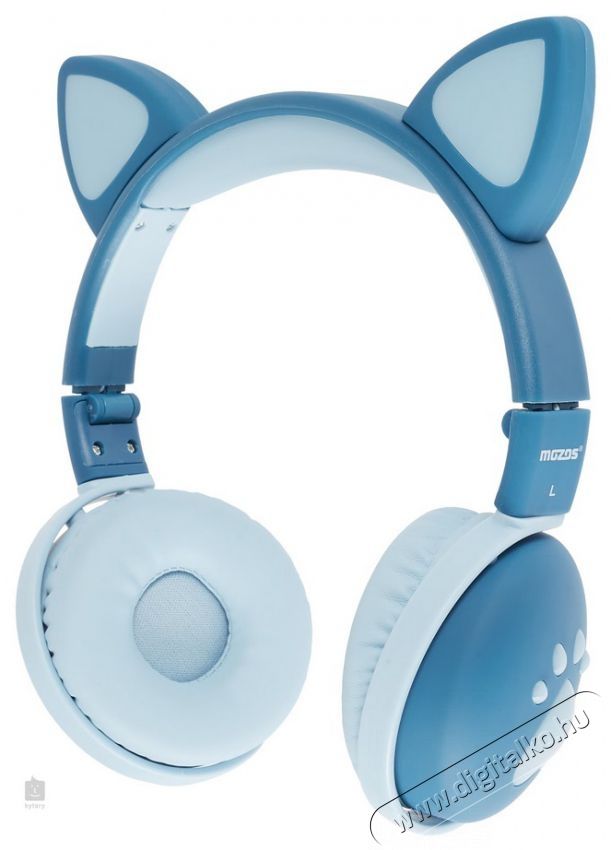 MOZOS KID-DOG-BT-BLUE Audio-Video / Hifi / Multim&eacute;dia - F&uuml;l &eacute;s Fejhallgat&oacute;k - Fejhallgat&oacute; mikrofonnal / headset - 518920
