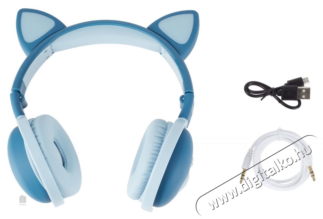 MOZOS KID-DOG-BT-BLUE Audio-Video / Hifi / Multim&eacute;dia - F&uuml;l &eacute;s Fejhallgat&oacute;k - Fejhallgat&oacute; mikrofonnal / headset - 518920