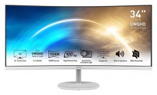 MSI DT MSI PRO MP341CQW &Iacute;velt Monitor 34 QHD, 3440x1440, 100Hz VA 21:9, 3000:1 CR, 300cd/m2, 4 ms, HDMI, DP, Feh&eacute;r Iroda &eacute;s sz&aacute;m&iacute;t&aacute;stechnika - Monitor - Monitor - 485715