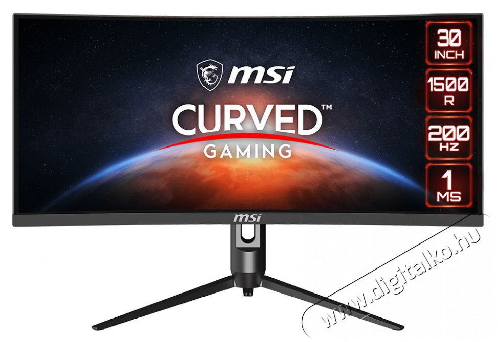 MSI Optix MAG301CR2 Monitor  Iroda &eacute;s sz&aacute;m&iacute;t&aacute;stechnika - Monitor - 21:9 Ultrawide monitor - 373324
