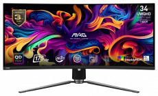MSI 34 MAG 341CQP UWQHD QD-OLED 175Hz HDMI/DP/USB-C fekete &iacute;velt gamer monitor Iroda &eacute;s sz&aacute;m&iacute;t&aacute;stechnika - Monitor - 21:9 Ultrawide monitor - 496844
