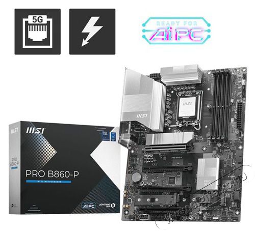 MSI PRO B860-P Intel B860 LGA1851 ATX alaplap Iroda &eacute;s sz&aacute;m&iacute;t&aacute;stechnika - Egy&eacute;b sz&aacute;m&iacute;t&aacute;stechnikai term&eacute;k - 507129
