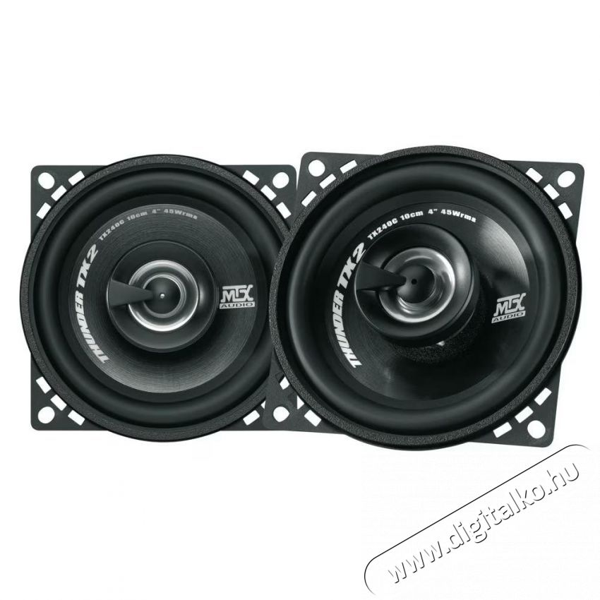MTX aut&oacute;s hangsz&oacute;r&oacute;k, koaxi&aacute;lis, 10 cm, k&eacute;ts&aacute;vos Aut&oacute;hifi / Aut&oacute; felszerel&eacute;s - Aut&oacute; hangsug&aacute;rz&oacute; - Hangsz&oacute;r&oacute; szett - 535475