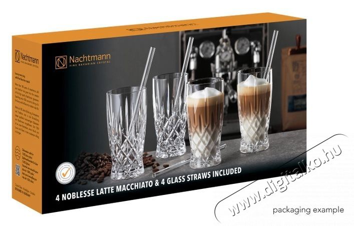 Nachtmann  Latte Macchiato Poh&aacute;r 350 ml 4 db Konyhai term&eacute;kek - Konyhai eszk&ouml;z - K&eacute;szlet / szett - 525372