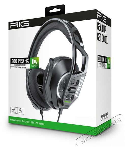 NACON Plantronics RIG 300PRO HX Xbox Series X fekete gamer headset Audio-Video / Hifi / Multim&eacute;dia - F&uuml;l &eacute;s Fejhallgat&oacute;k - Fejhallgat&oacute; mikrofonnal / headset - 466674