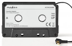 Nedis ACON2200BK Kazettaadapter aut&oacute;s magn&oacute;hoz Aut&oacute;hifi / Aut&oacute; felszerel&eacute;s - Aut&oacute; hangsug&aacute;rz&oacute; - Kieg&eacute;sz&iacute;tő - 366395