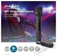 Nedis MPWL200BK Fot&oacute;-Vide&oacute; kieg&eacute;sz&iacute;tők - Mikrofon - &Eacute;nek &eacute;s hangszer mikrofon - 525383