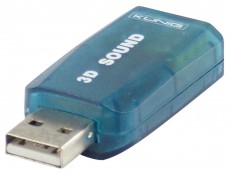 Nedis USCR10051BU USB hangk&aacute;rtya Iroda &eacute;s sz&aacute;m&iacute;t&aacute;stechnika - Sz&aacute;m&iacute;t&oacute;g&eacute;p tartoz&eacute;k - Hangk&aacute;rtya - 366308