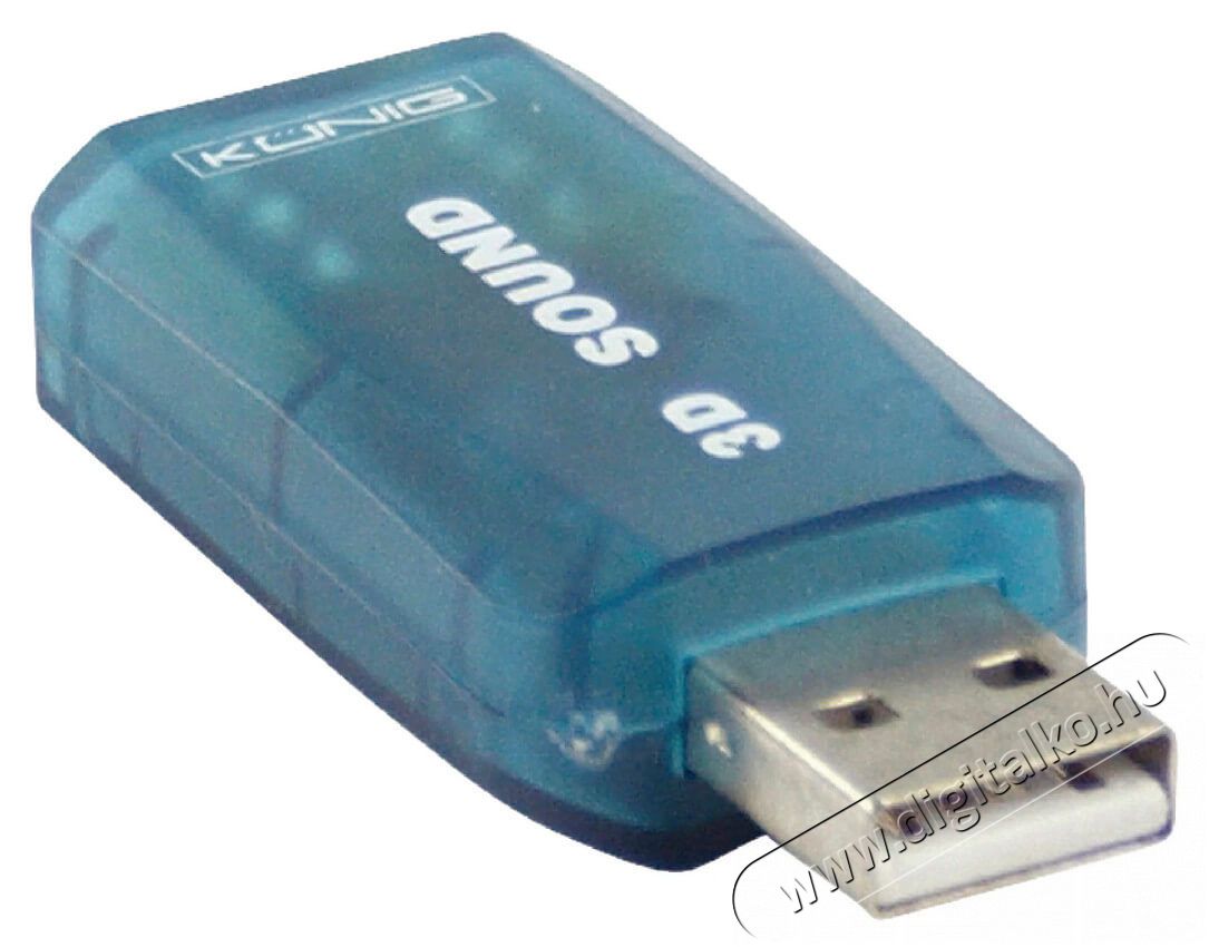 Nedis USCR10051BU USB hangk&aacute;rtya Iroda &eacute;s sz&aacute;m&iacute;t&aacute;stechnika - Sz&aacute;m&iacute;t&oacute;g&eacute;p tartoz&eacute;k - Hangk&aacute;rtya - 366308