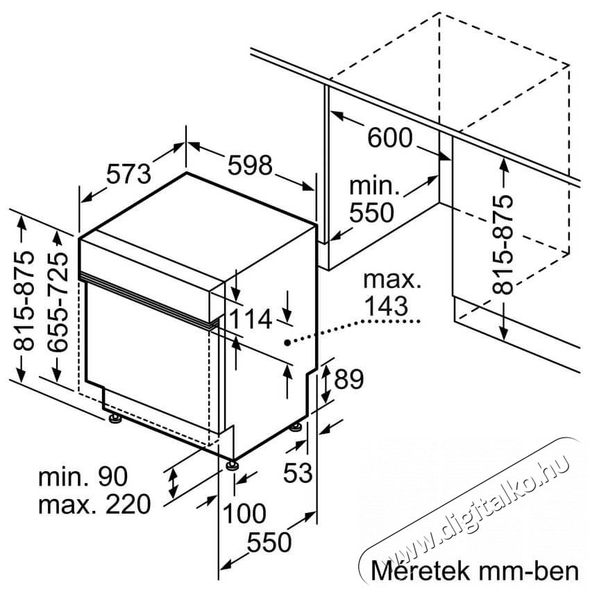 NEFF S145ECS11E be&eacute;p&iacute;thető mosogat&oacute;g&eacute;p Konyhai term&eacute;kek - Mosogat&oacute;g&eacute;p - Norm&aacute;l (60cm) be&eacute;p&iacute;thető mosogat&oacute;g&eacute;p - 364529