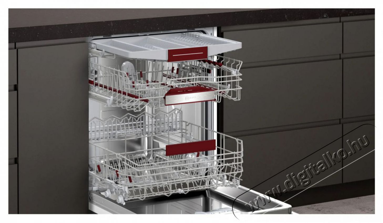 NEFF S145ECS11E be&eacute;p&iacute;thető mosogat&oacute;g&eacute;p Konyhai term&eacute;kek - Mosogat&oacute;g&eacute;p - Norm&aacute;l (60cm) be&eacute;p&iacute;thető mosogat&oacute;g&eacute;p - 364529