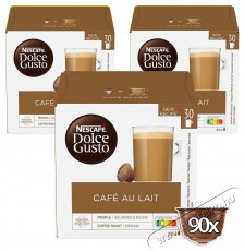Nescafe Dolce Gusto&reg; Caf&eacute; Au Lait XXL - 90 kapszula Konyhai term&eacute;kek - K&aacute;v&eacute;főző / k&aacute;v&eacute;&ouml;rlő / kieg&eacute;sz&iacute;tő - K&aacute;v&eacute; kapszula / pod / szemes / őr&ouml;lt k&aacute;v&eacute; - 503761