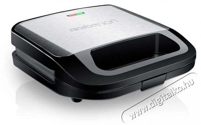 NICEBOY ION Snacker S3 Stainless Steel Konyhai term&eacute;kek - Konyhai kisg&eacute;p (s&uuml;t&eacute;s / főz&eacute;s / hűt&eacute;s / &eacute;telk&eacute;sz&iacute;t&eacute;s) - Melegszendvics / gofri s&uuml;tő - 504819