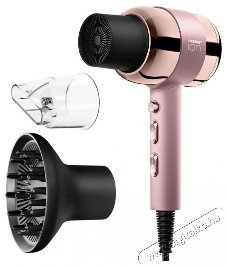 NICEBOY ION AirSonic PRO Pink Sz&eacute;ps&eacute;g&aacute;pol&aacute;s / Eg&eacute;szs&eacute;g - Haj&aacute;pol&aacute;s - Hajsz&aacute;r&iacute;t&oacute; - 510565