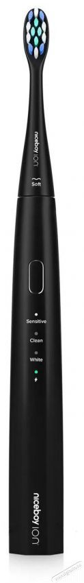 NICEBOY ION Sonic Lite Black Elektromos fogkefe Sz&eacute;ps&eacute;g&aacute;pol&aacute;s / Eg&eacute;szs&eacute;g - Sz&aacute;j / fog &aacute;pol&aacute;s - Elektromos fogkefe - 525403