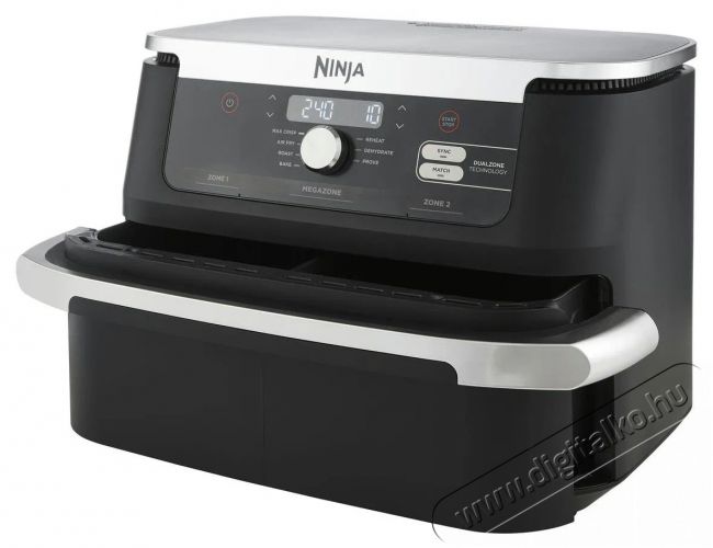 Ninja AF500EU fekete/ez&uuml;st Konyhai term&eacute;kek - Konyhai kisg&eacute;p (s&uuml;t&eacute;s / főz&eacute;s / hűt&eacute;s / &eacute;telk&eacute;sz&iacute;t&eacute;s) - Olajs&uuml;tő - 504822