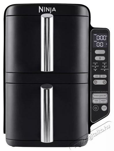 Ninja SL300EU fekete/ez&uuml;st Konyhai term&eacute;kek - Konyhai kisg&eacute;p (s&uuml;t&eacute;s / főz&eacute;s / hűt&eacute;s / &eacute;telk&eacute;sz&iacute;t&eacute;s) - Olajs&uuml;tő - 504825