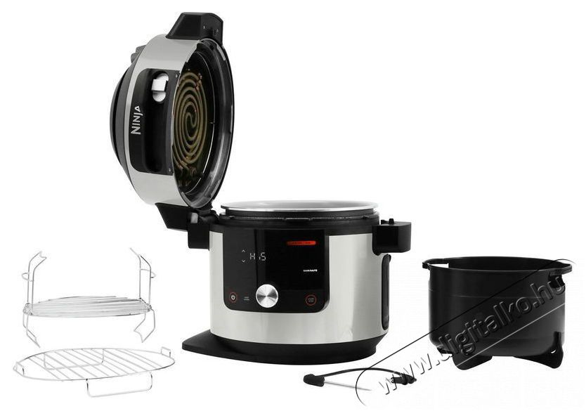 Ninja Foodi MAX 14-in-1 SmartLid OL750EU Konyhai term&eacute;kek - Konyhai kisg&eacute;p (s&uuml;t&eacute;s / főz&eacute;s / hűt&eacute;s / &eacute;telk&eacute;sz&iacute;t&eacute;s) - L&eacute;gkever&eacute;ses főzőg&eacute;p / elektromos kukta / multifunkci&oacute;s s&uuml;tő - 521840