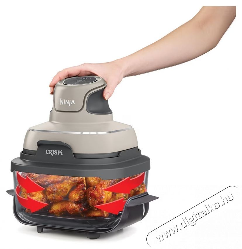 Ninja FN101EUST Crispi 4in1 Konyhai kisg&eacute;p Konyhai term&eacute;kek - Konyhai kisg&eacute;p (s&uuml;t&eacute;s / főz&eacute;s / hűt&eacute;s / &eacute;telk&eacute;sz&iacute;t&eacute;s) - L&eacute;gkever&eacute;ses főzőg&eacute;p / elektromos kukta / multifunkci&oacute;s s&uuml;tő - 537632