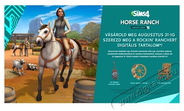 Nintendo The Sims 4 Horse Ranch PC j&aacute;t&eacute;kszoftver Iroda &eacute;s sz&aacute;m&iacute;t&aacute;stechnika - Egy&eacute;b sz&aacute;m&iacute;t&aacute;stechnikai term&eacute;k - 480225