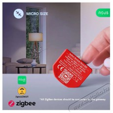 NOUS  B2Z ZigBee Okos kapcsol&oacute;modul (1 csatorna, fogyaszt&aacute;sm&eacute;r&eacute;ssel) H&aacute;ztart&aacute;s / Otthon / K&uuml;lt&eacute;r - Okos otthon - Kieg&eacute;sz&iacute;tő - 521950