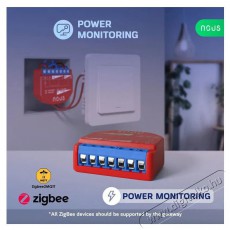 NOUS  B2Z ZigBee Okos kapcsol&oacute;modul (1 csatorna, fogyaszt&aacute;sm&eacute;r&eacute;ssel) H&aacute;ztart&aacute;s / Otthon / K&uuml;lt&eacute;r - Okos otthon - Kieg&eacute;sz&iacute;tő - 521950