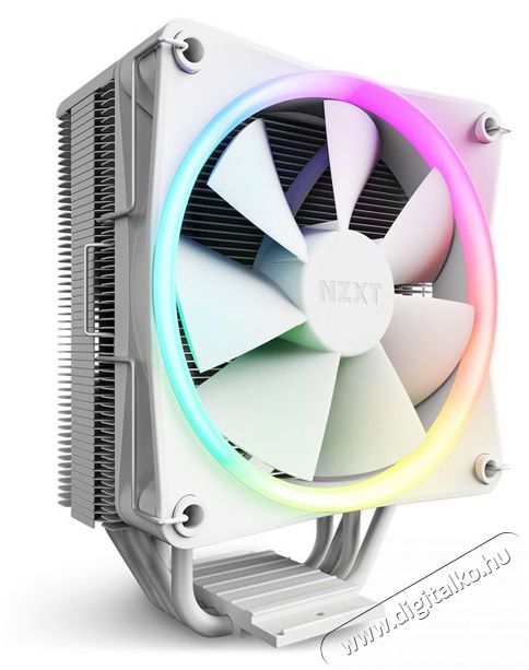 NZXT T120 120mm RGB feh&eacute;r processzor hűtő Iroda &eacute;s sz&aacute;m&iacute;t&aacute;stechnika - Sz&aacute;m&iacute;t&oacute;g&eacute;p tartoz&eacute;k - Processzor - 497989