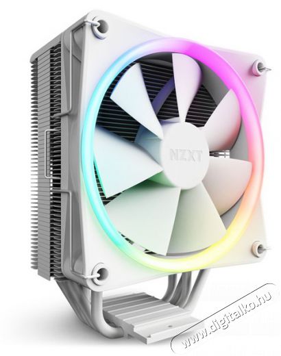 NZXT T120 120mm RGB feh&eacute;r processzor hűtő Iroda &eacute;s sz&aacute;m&iacute;t&aacute;stechnika - Sz&aacute;m&iacute;t&oacute;g&eacute;p tartoz&eacute;k - Processzor - 497989