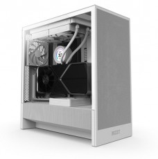 NZXT H5 Flow (2024) fehér (táp nélküli) ablakos mATX ház Iroda és számítástechnika - Számítógép tartozék - Számítógépház - 516248