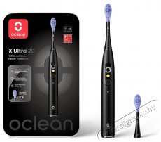OCLEAN X Ultra 20 Black Elektromos fogkefe Sz&eacute;ps&eacute;g&aacute;pol&aacute;s / Eg&eacute;szs&eacute;g - Sz&aacute;j / fog &aacute;pol&aacute;s - Elektromos fogkefe - 525442