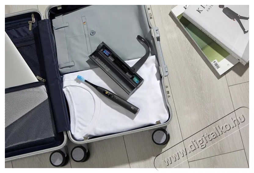 OCLEAN X Ultra 20 Black Elektromos fogkefe Sz&eacute;ps&eacute;g&aacute;pol&aacute;s / Eg&eacute;szs&eacute;g - Sz&aacute;j / fog &aacute;pol&aacute;s - Elektromos fogkefe - 525442