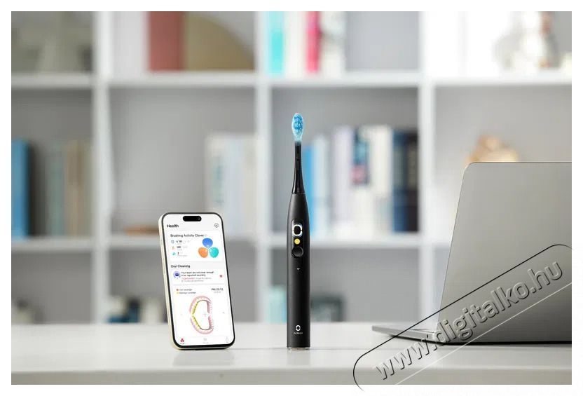OCLEAN X Ultra 20 Set Black Elektromos fogkefe Sz&eacute;ps&eacute;g&aacute;pol&aacute;s / Eg&eacute;szs&eacute;g - Sz&aacute;j / fog &aacute;pol&aacute;s - Elektromos fogkefe - 525444