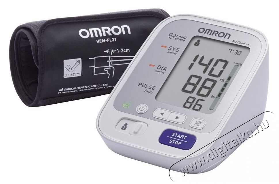 Omron M6 Comfort intellisense felkaros v&eacute;rnyom&aacute;sm&eacute;rő Sz&eacute;ps&eacute;g&aacute;pol&aacute;s / Eg&eacute;szs&eacute;g - V&eacute;rnyom&aacute;sm&eacute;rő - Felkaros v&eacute;rnyom&aacute;sm&eacute;rő - 337481