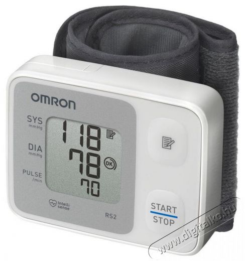 Omron RS2 csukl&oacute;s v&eacute;rnyom&aacute;sm&eacute;rő Sz&eacute;ps&eacute;g&aacute;pol&aacute;s / Eg&eacute;szs&eacute;g - V&eacute;rnyom&aacute;sm&eacute;rő - Felkaros v&eacute;rnyom&aacute;sm&eacute;rő - 337490