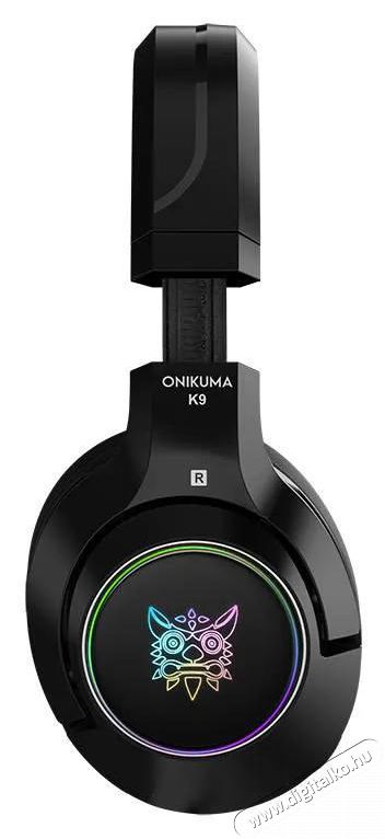 Onikuma K9 Black Audio-Video / Hifi / Multim&eacute;dia - F&uuml;l &eacute;s Fejhallgat&oacute;k - Fejhallgat&oacute; - 510147