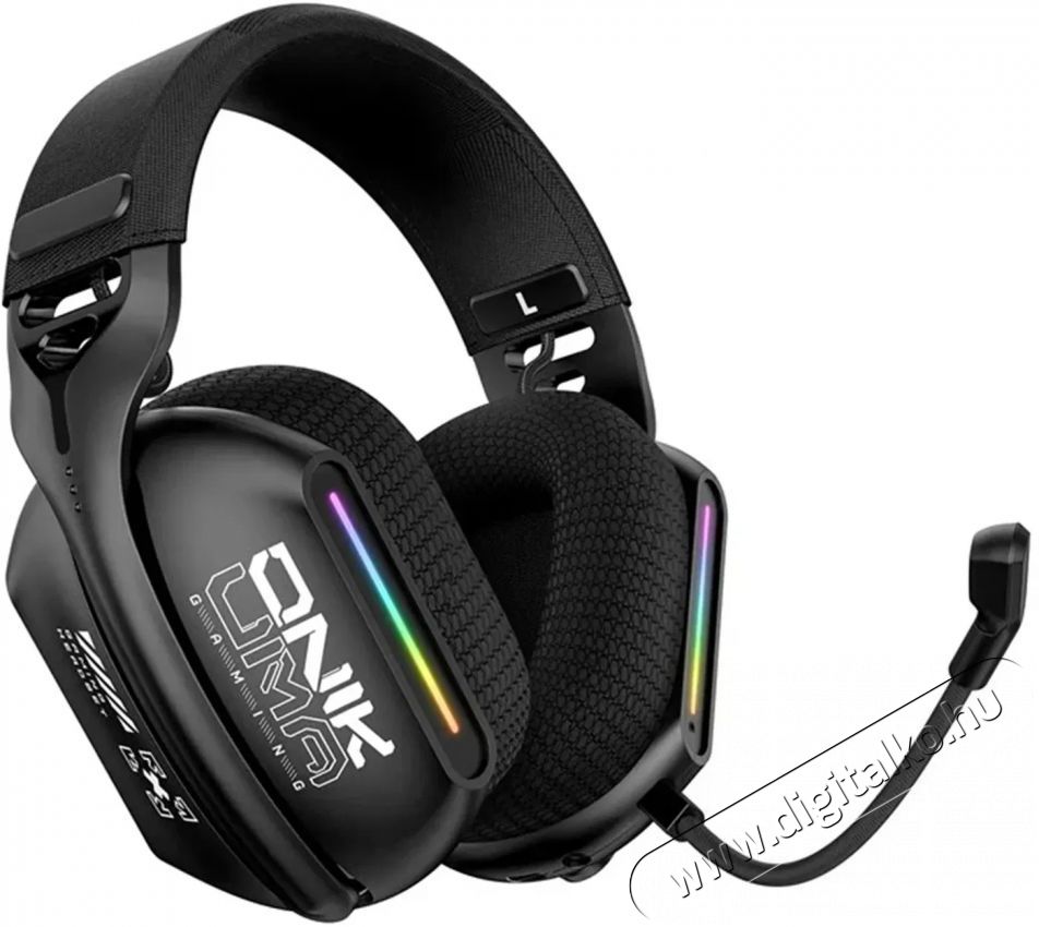 Onikuma GT808 Black Audio-Video / Hifi / Multim&eacute;dia - F&uuml;l &eacute;s Fejhallgat&oacute;k - Fejhallgat&oacute; mikrofonnal / headset - 518965