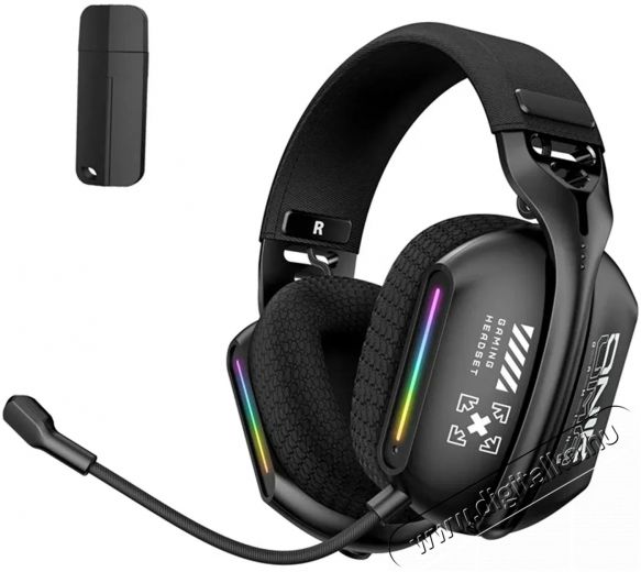 Onikuma GT808 Black Audio-Video / Hifi / Multim&eacute;dia - F&uuml;l &eacute;s Fejhallgat&oacute;k - Fejhallgat&oacute; mikrofonnal / headset - 518965