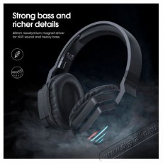 Onikuma B60 LED Wireless Bluetooth Gaming Headset Audio-Video / Hifi / Multim&eacute;dia - F&uuml;l &eacute;s Fejhallgat&oacute;k - Fejhallgat&oacute; mikrofonnal / headset - 529023