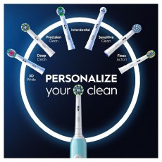Oral-B PRO1 Carribeean Blue Cross Action elektromos fogkefe Sz&eacute;ps&eacute;g&aacute;pol&aacute;s / Eg&eacute;szs&eacute;g - Sz&aacute;j / fog &aacute;pol&aacute;s - Elektromos fogkefe - 500597