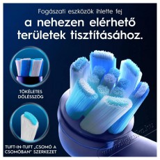 Oral-B iO fogkefefej Ultimate Clean feh&eacute;r 4 db Sz&eacute;ps&eacute;g&aacute;pol&aacute;s / Eg&eacute;szs&eacute;g - Sz&aacute;j / fog &aacute;pol&aacute;s - Elektromos fogkefe - 505330
