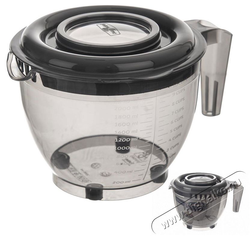 Orion habverő t&aacute;l UH + fed&eacute;l Jug GREY kerek &aacute;tm&eacute;rő 19 cm Konyhai term&eacute;kek - Konyhai eszk&ouml;z - Habverő - 527676