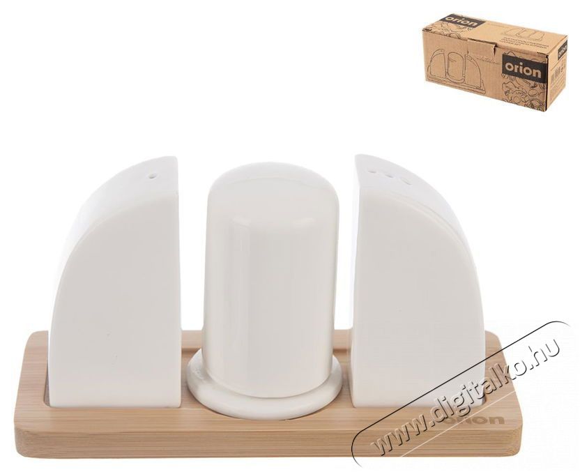Orion WHITELINE Fűszertart&oacute; szett, porcel&aacute;n / bambusz Konyhai term&eacute;kek - Konyhai eszk&ouml;z - Egy&eacute;b konyhai eszk&ouml;z - 527666