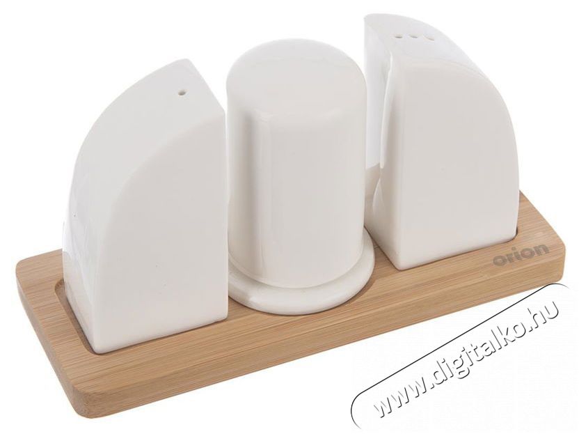 Orion WHITELINE Fűszertart&oacute; szett, porcel&aacute;n / bambusz Konyhai term&eacute;kek - Konyhai eszk&ouml;z - Egy&eacute;b konyhai eszk&ouml;z - 527666