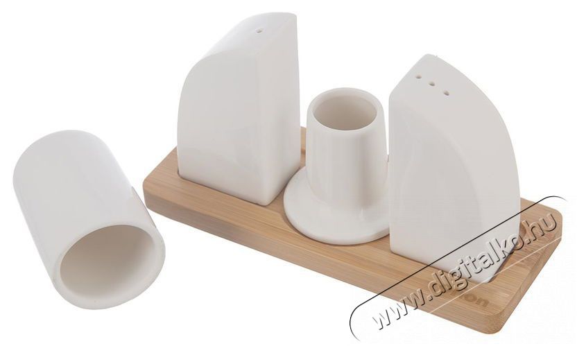 Orion WHITELINE Fűszertart&oacute; szett, porcel&aacute;n / bambusz Konyhai term&eacute;kek - Konyhai eszk&ouml;z - Egy&eacute;b konyhai eszk&ouml;z - 527666