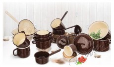 Orion Zom&aacute;ncozott t&aacute;l BROWN &aacute;tm. 26 cm Konyhai term&eacute;kek - Ed&eacute;ny - S&uuml;tőed&eacute;ny / j&eacute;nai t&aacute;l - 527601